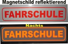 Fahrschule, Magnetschild