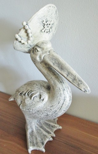 Vogel pelikan mit piratenhut - vogel,