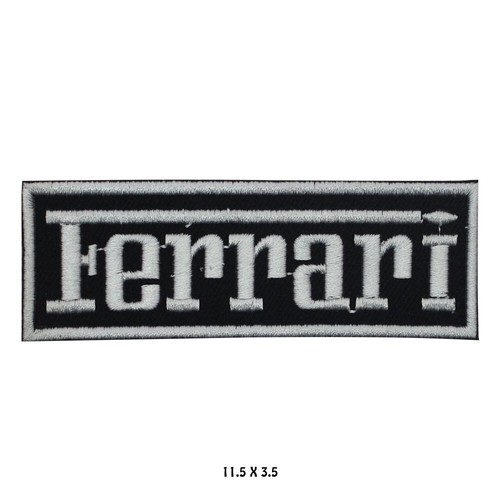 Ferrari buchstaben aufnäher - ferrari,