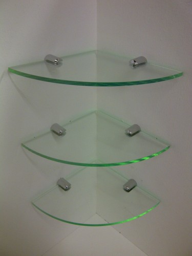 Eckregal rostfrei acryl ideal - acryl,
