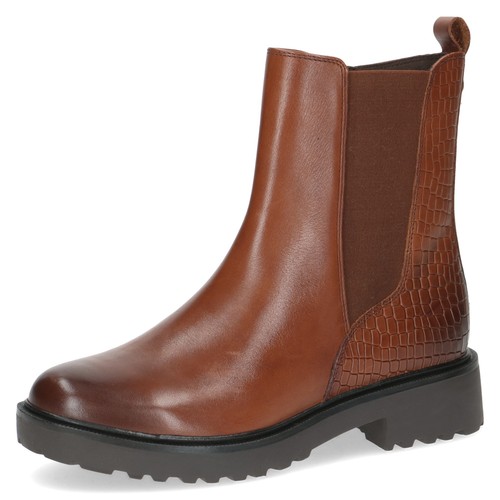 Caprice stiefelette cognac - caprice,