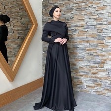 Abendkleid / Abiye / Evening dress / hijab dress in Schwarz/Black