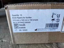 EKG Diagrammpapier für Schiller AT110, AT 10 Plus EKG (210x140mm 158 Blatt) x10