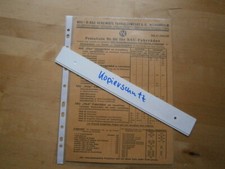 NSU, D-Rad, Preisliste Nr. 511 für NSU-Fahrräder, Original von 1933 ! 