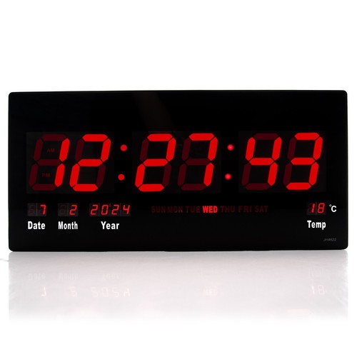 Wanduhr digital groß led wand - wanduhr,