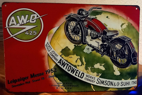 Blechschild awo 425 - awo,