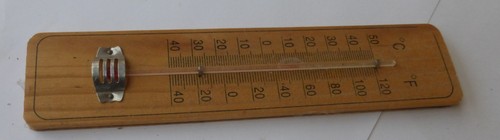 Altes wand thermometer - wand,