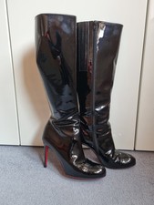 Christian Louboutin Stiefel Schwarz Lack Gr 41 - Sammler - Liebhaber
