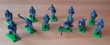11 x Britains Deetail - Deutsche Wehrmacht Soldaten - 1971 - Komplett und gut