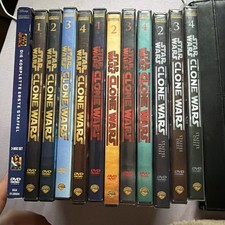 STAR WARS -The Clone Wars - Sammlung dvd  teilweise neu  verpackt 
