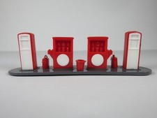 Wiking Zubehör, Kleine Tankstelle (Typ 3), orangerot/weiß, CS-Nr. 1283/1B