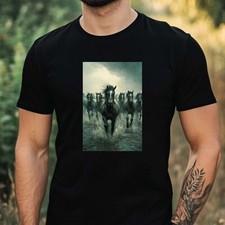 Herren T-Shirt Pferdeherde
