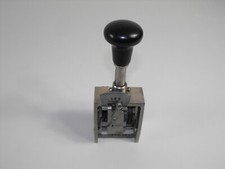alter Stempel Zahlenstempel