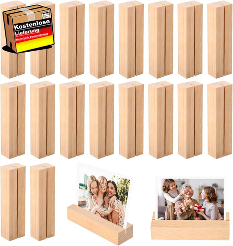 Holz kartenhalter set - holz-kartenhalter, 20