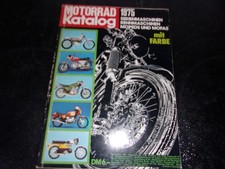 Motorrad Katalog 1975, mit Farbe, guter Zustand, Serienmaschinen, Rennmaschinen