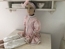Alte Boudoir Doll Sofa Puppe
