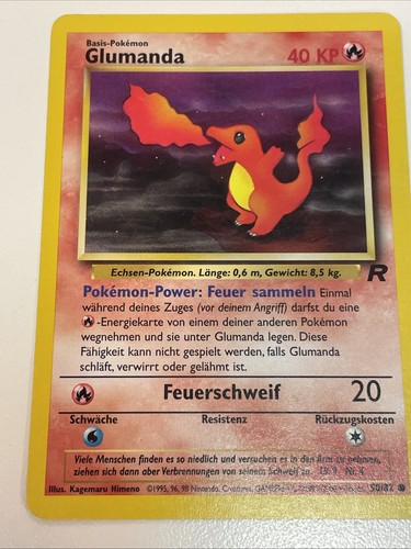 258 glumanda pokemon karte - glumanda,