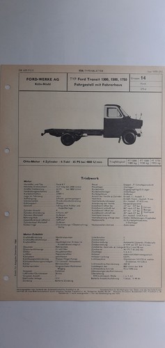 Ford transit 1300 1500 - 1300,