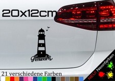 Leuchtturm Fernweh Aufkleber