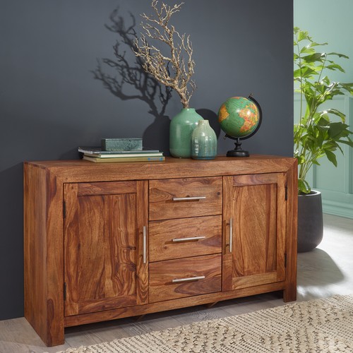 Sideboard massivholz sheesham - massivholz,