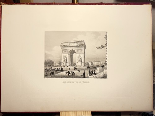 Arc triomphe gravure 1860 - triomphe,
