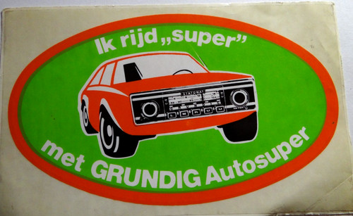 Dutch aufkleber grundig - dutch,