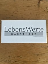 Lebenswerte Kartenbox  für