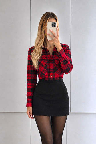 Atmosphere bluse kariert - bluse,
