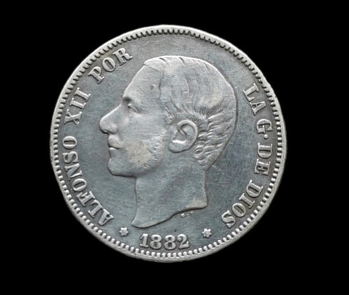 Spanien pesetas 1882 - spanien, 2