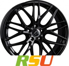 Damina Performance DM08 black 8.5x19" ET45 LK5 112 ML 66.6 Alufelgen 19 Zoll