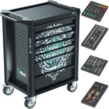 Wera Werkstattwagen Tool Rebel 1 9700 schwarz - bestückt - 94 teilig 05150130001
