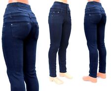 Hochbund High Waist Stretchbund Jeans Freizeithosen Stretchjeans Korsagenjeans 