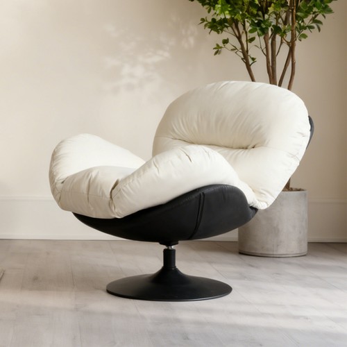 360 grad drehsessel aus leder - 360-grad-drehsessel,
