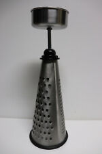 Lampe Küche Reibeisen Rund Edelstahl LED E27 Unikat Upcycling Loft Reibe Extra