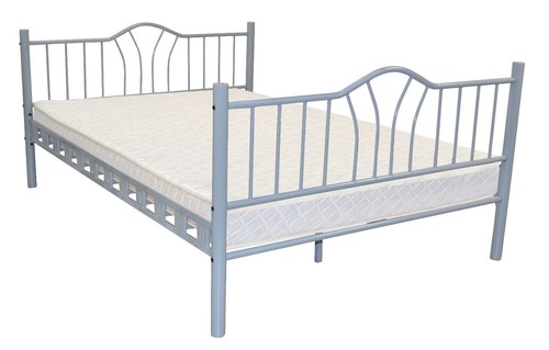 Metallbett santi grau in - metallbett, "santi"