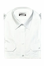 Pilotenhemd 1/1 Arm - langärmelig - 2 Brusttaschen Modern Fit Hubertus Schützen