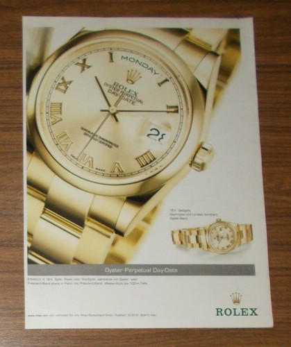 Seltene werbung vintage rolex - vintage,