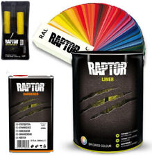4,0 L. Raptor Lack / Härter Gebinden Sets mit Rollen. Alle RAL Farben.