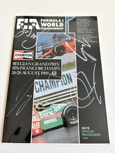1988 belgien programm - gp,