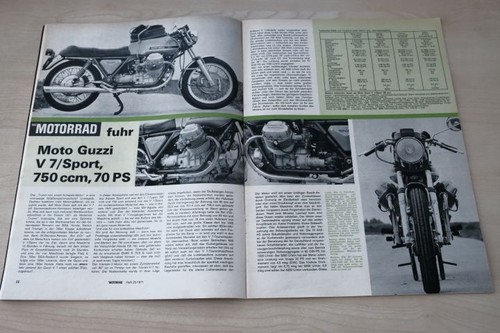 Motorrad 1971 moto guzzi v7 - guzzi,