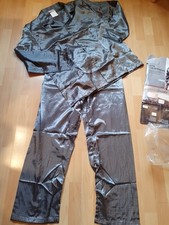 Schlafanzug Neu Herren Grau / Polyester/ Baumwolle 56/ 58 