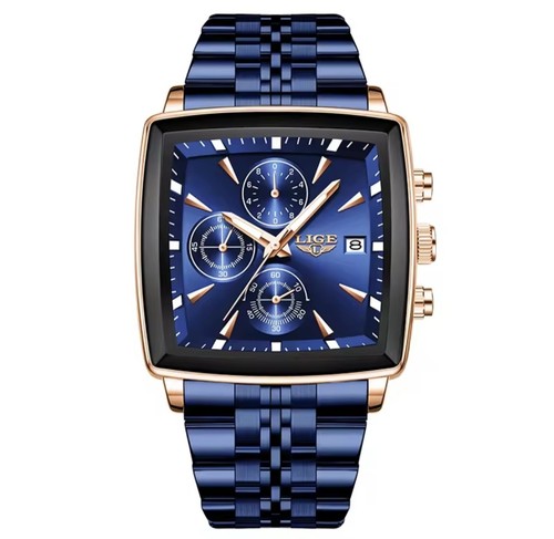 Lige herren quarzuhr blau - lige,