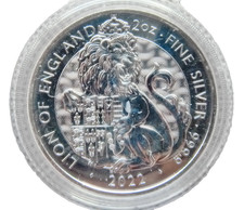 2x 2 oz Silbermünzen UK