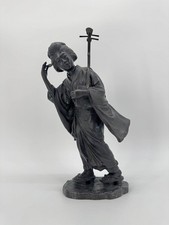 JAPANESE WOMAN SCULPTURE WITH