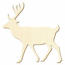 Holz Hirsch - Deko Basteln