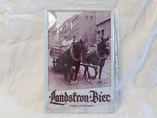 Landskron Bier ... läuft seit 145 Jahren ! 2014 / 11. Edition  Blechschild 20x30