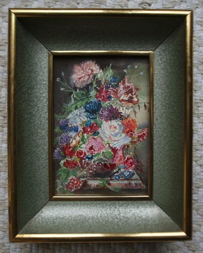 Stillleben mit blumenstrauss - ,