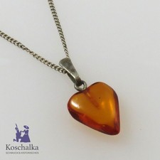 Schöne Vintage Bernstein Herz