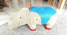 Nilpferd von Renate Müller, Sonneberg Rupfentier Therapeutisches Spielzeug