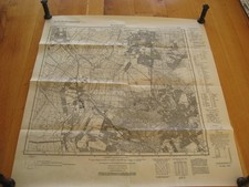 altes Messtischblatt Nr. 3345 Hennigsdorf von 1938 Birkenwerder Stolpe Velten